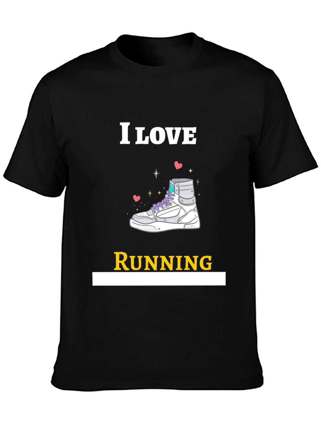 I Love Running Graphic T-Shirt