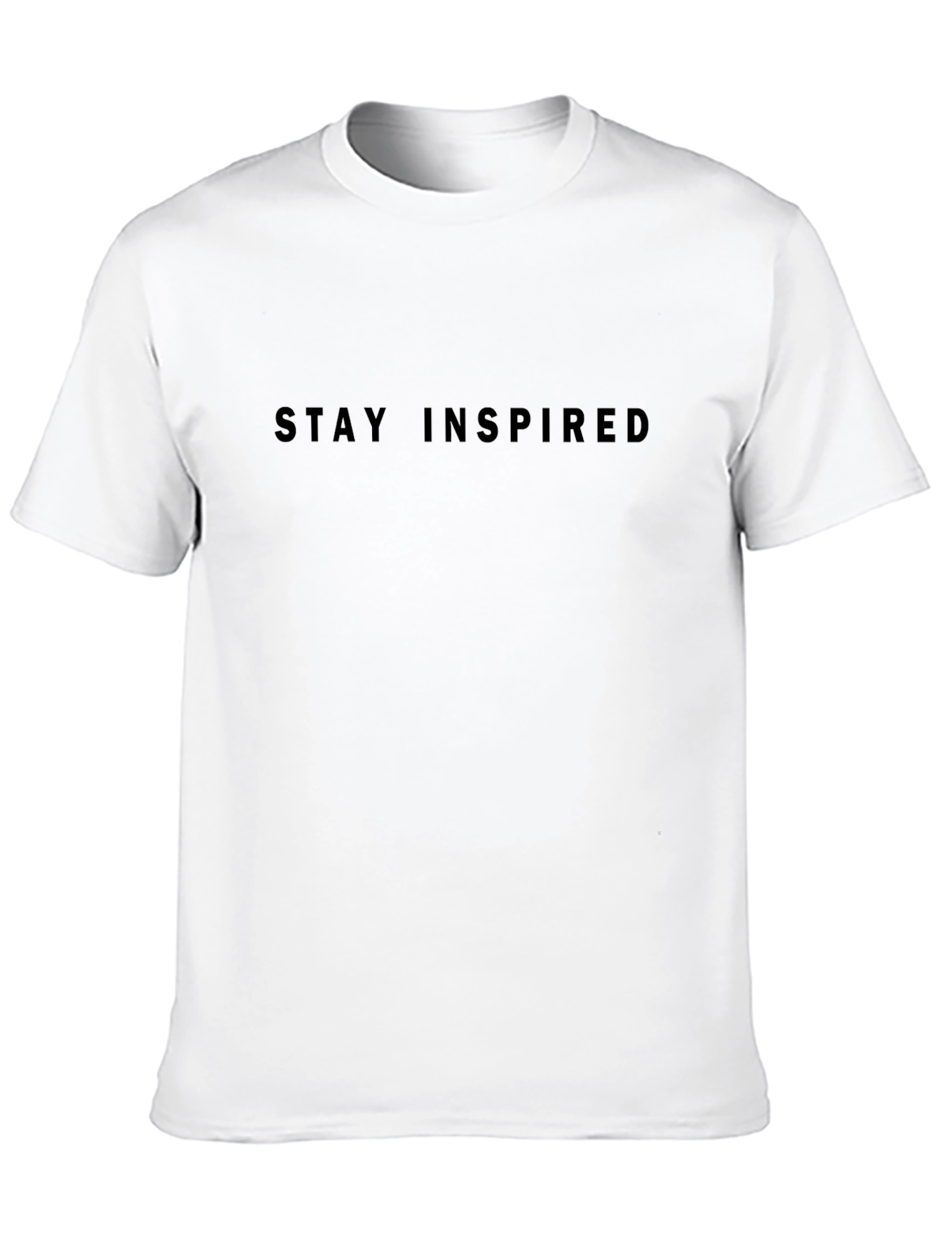 Stay Inspired Black T-Shirt
