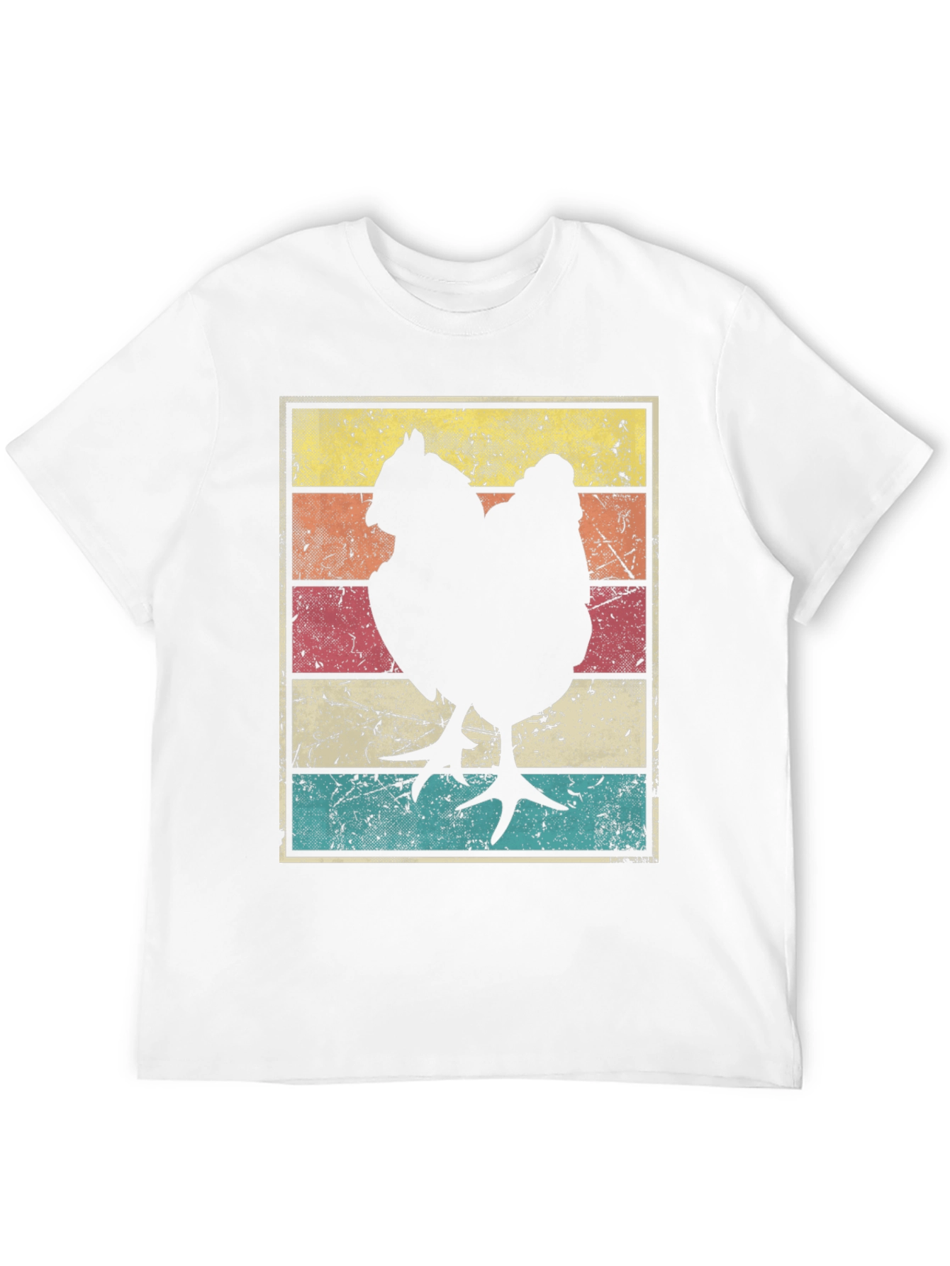Retro Chicken Graphic Tee - Farm Life Style