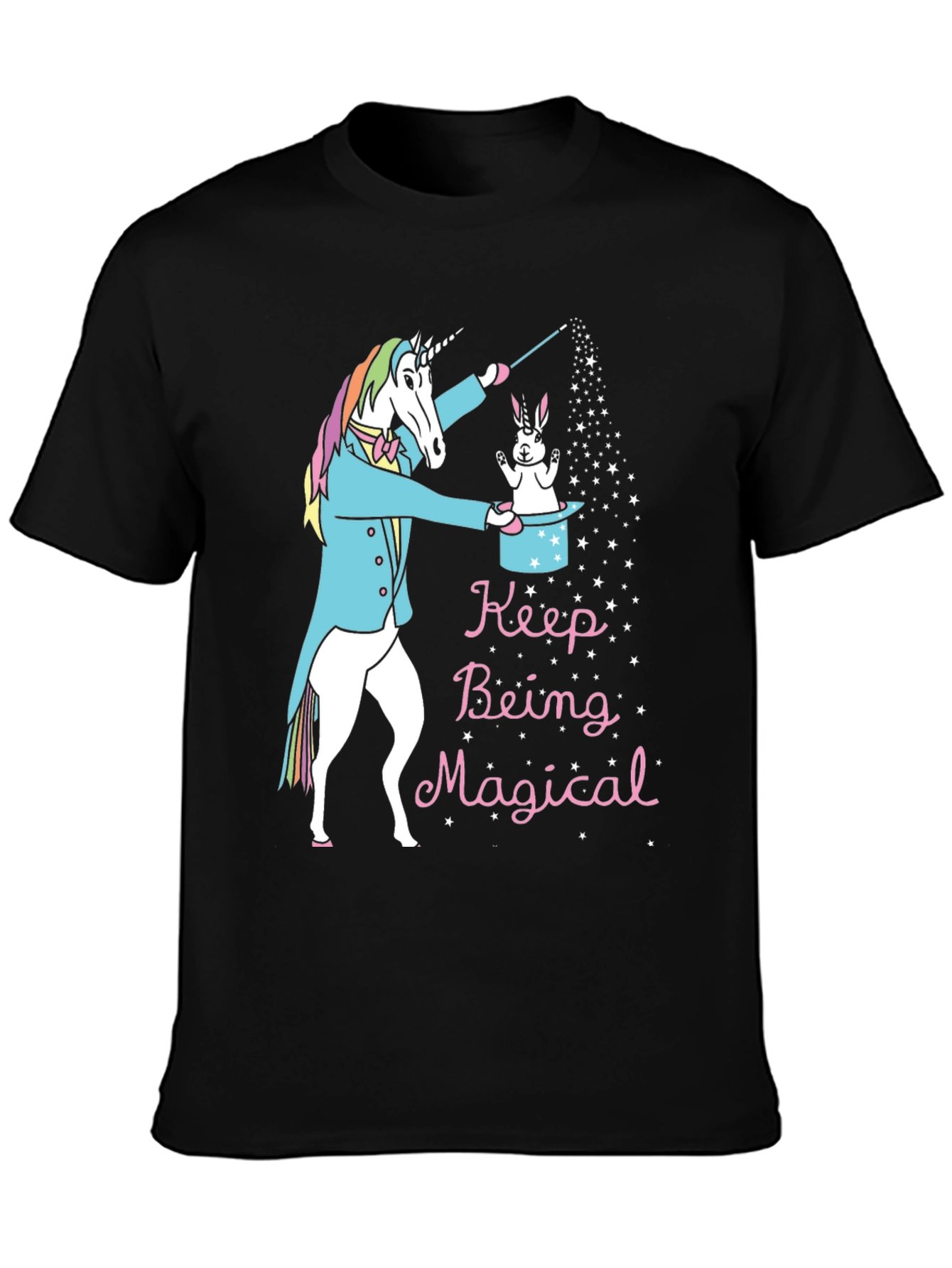 Magical Unicorn Rabbit Graphic Tee