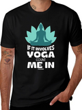 Yoga Count Me In Black T-Shirt