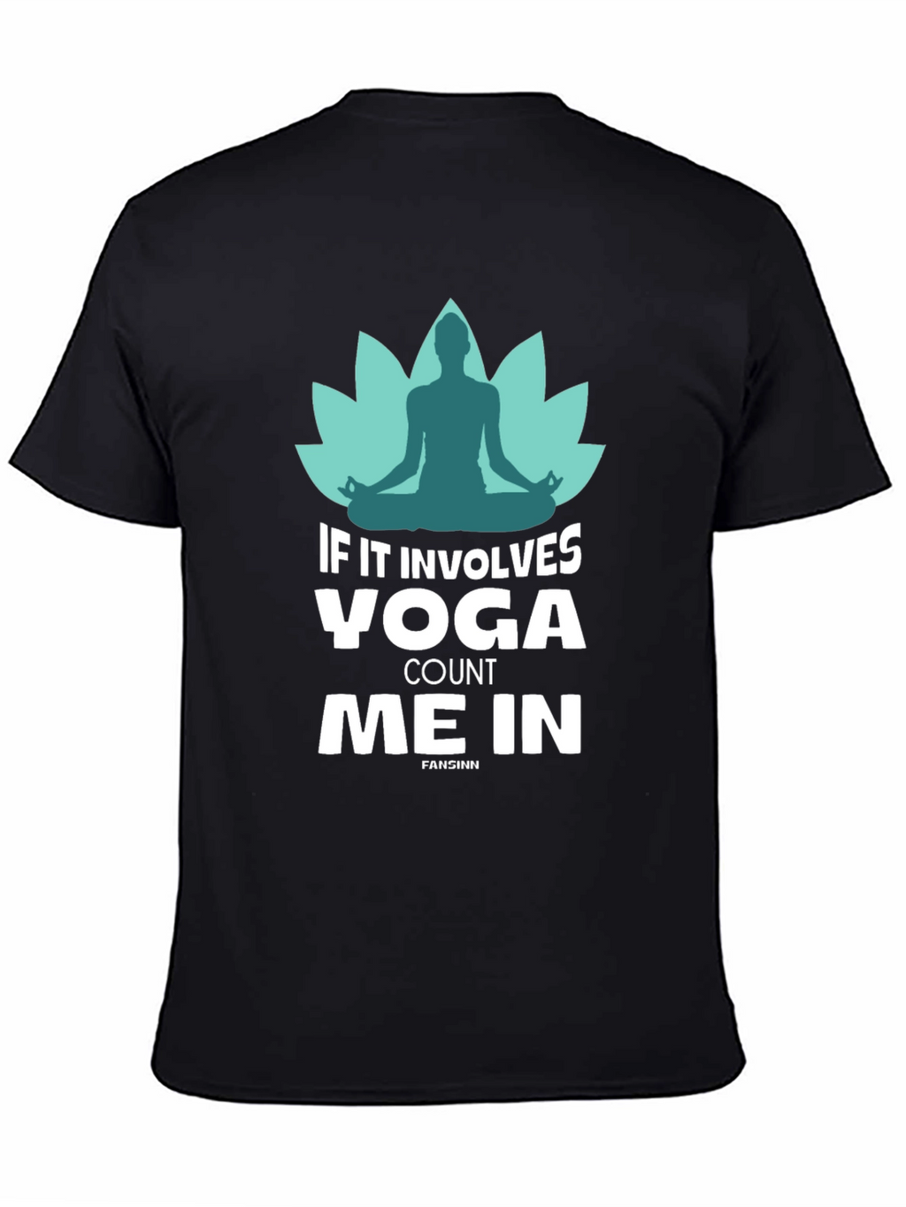 Yoga Count Me In Black T-Shirt