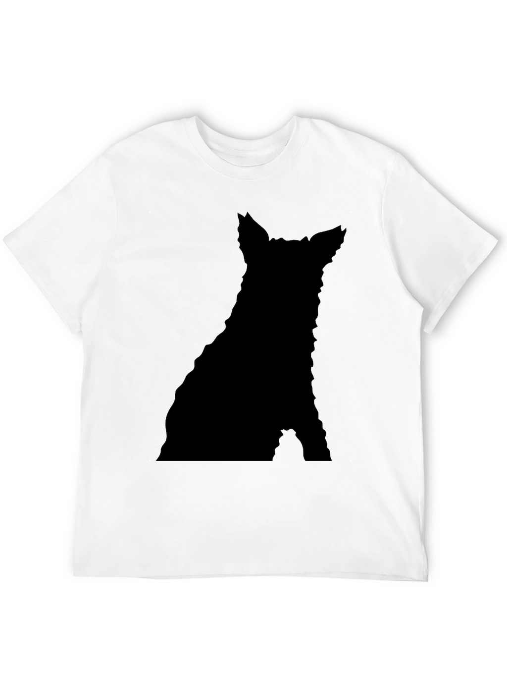 Black Dog Silhouette T-Shirt