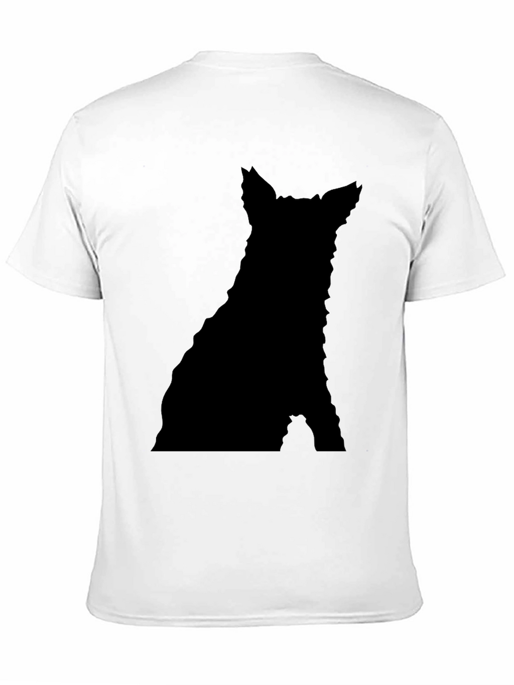 Black Dog Silhouette T-Shirt