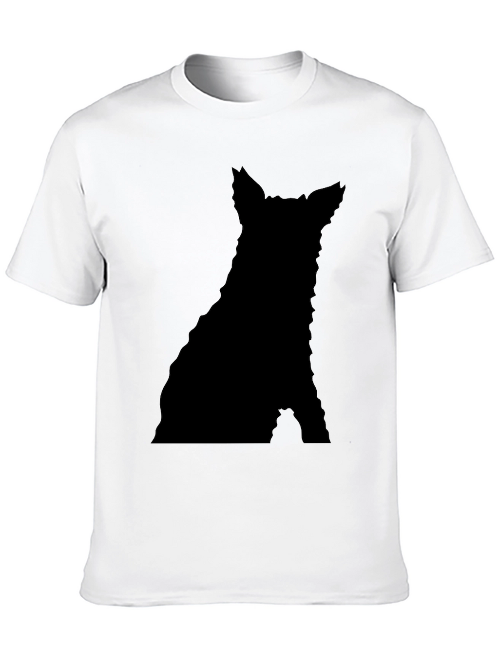 Black Dog Silhouette T-Shirt