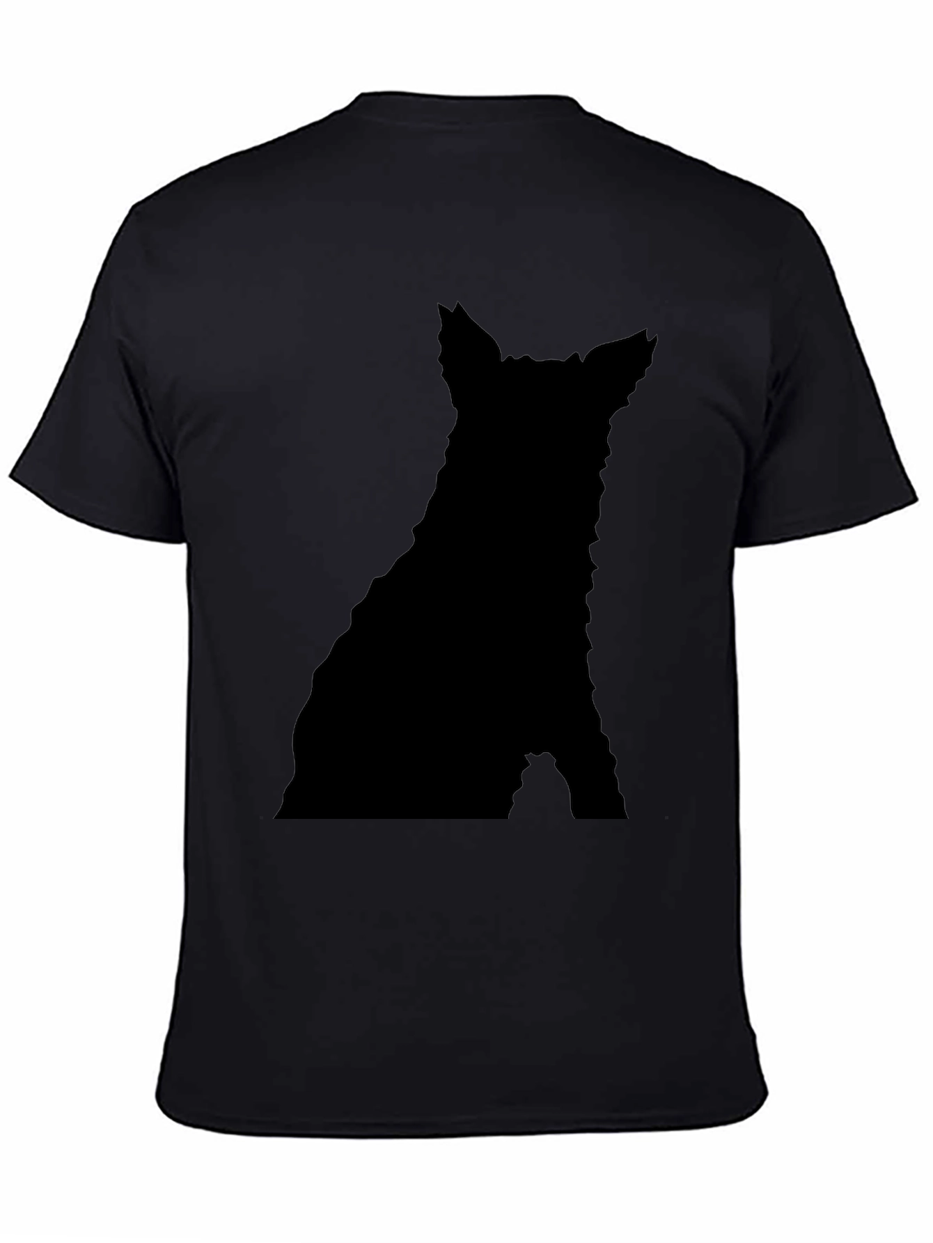 Black Dog Silhouette T-Shirt