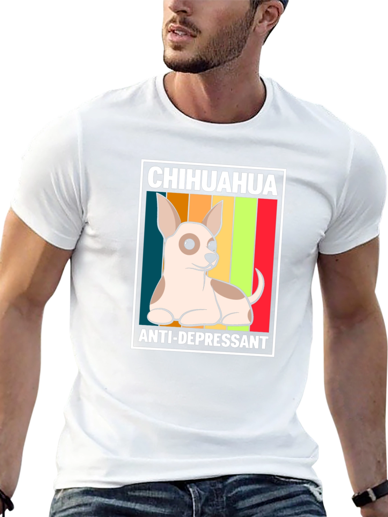 Chihuahua Anti-Depressant Graphic T-Shirt