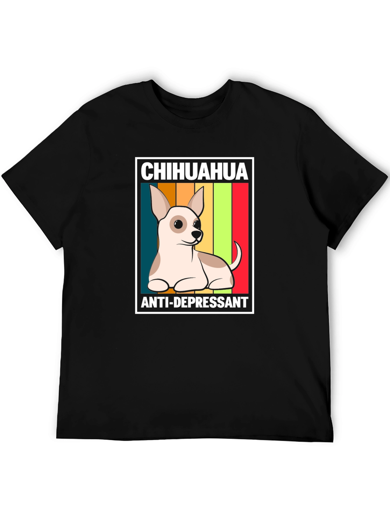 Chihuahua Anti-Depressant Graphic T-Shirt