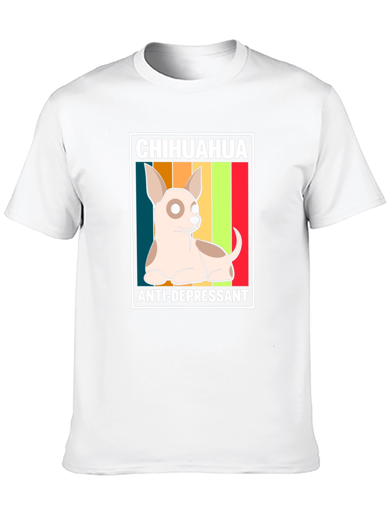Chihuahua Anti-Depressant Graphic T-Shirt