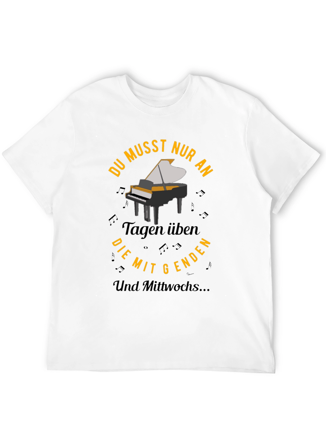 Piano Practice T-Shirt - Music Lover Tee