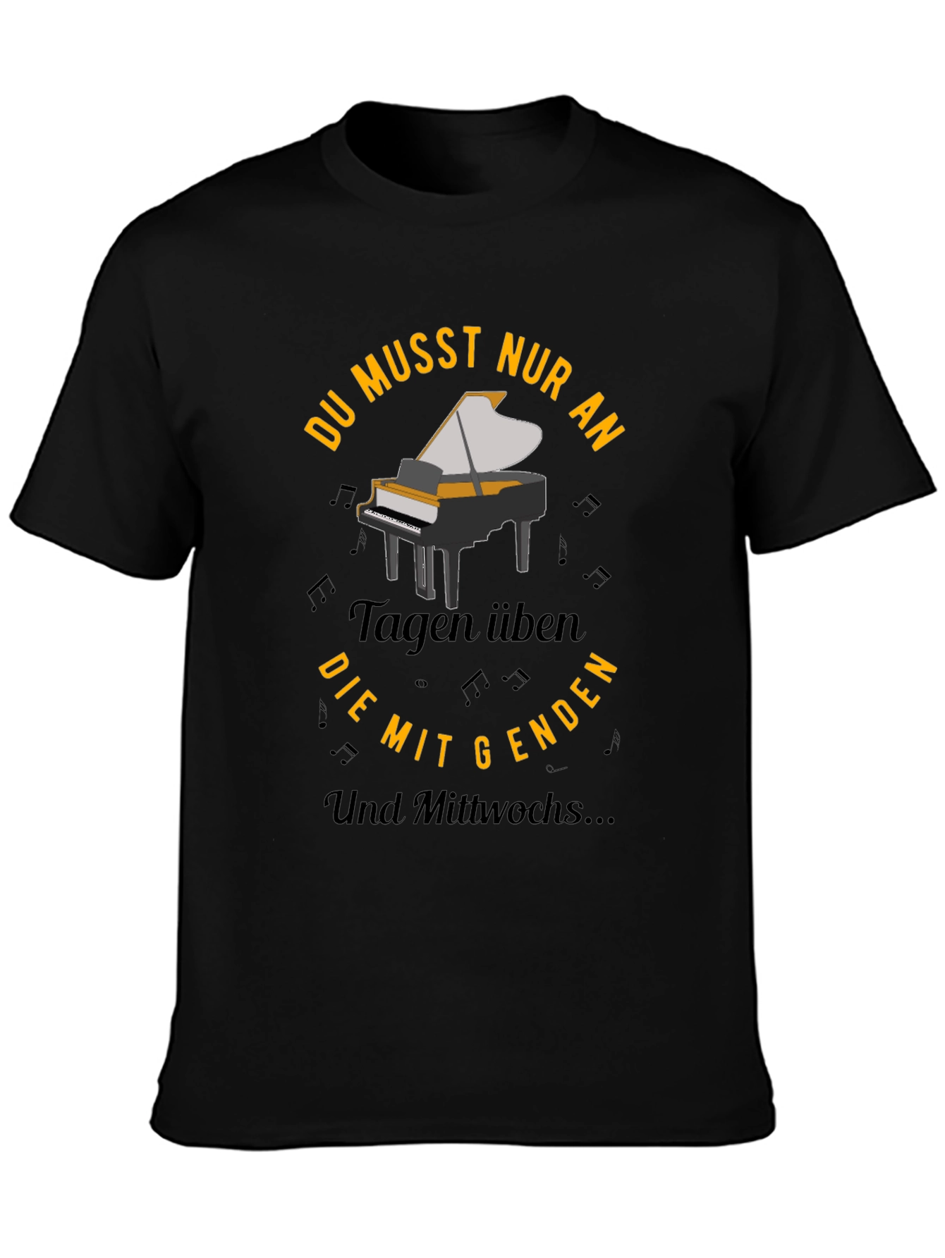 Piano Practice T-Shirt - Music Lover Tee