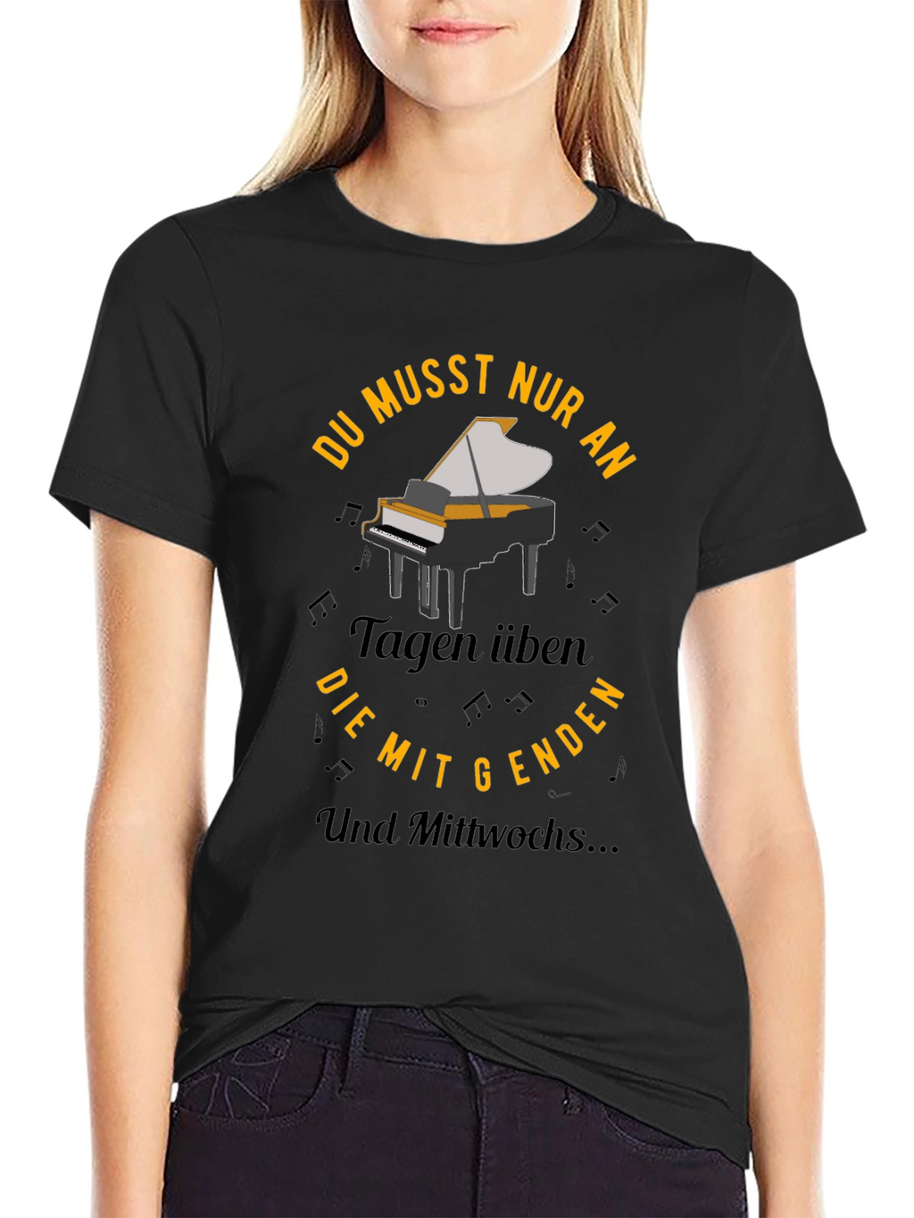 Piano Practice T-Shirt - Music Lover Tee
