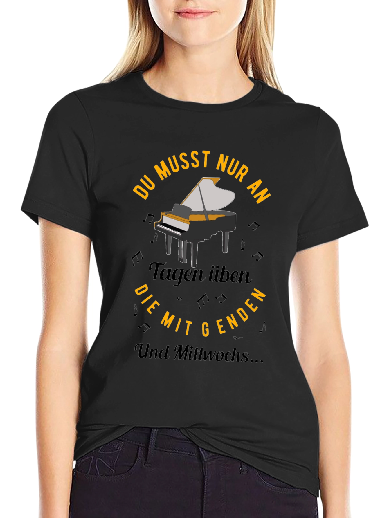 Piano Practice T-Shirt - Music Lover Tee