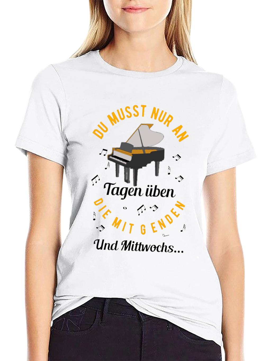 Piano Practice T-Shirt - Music Lover Tee