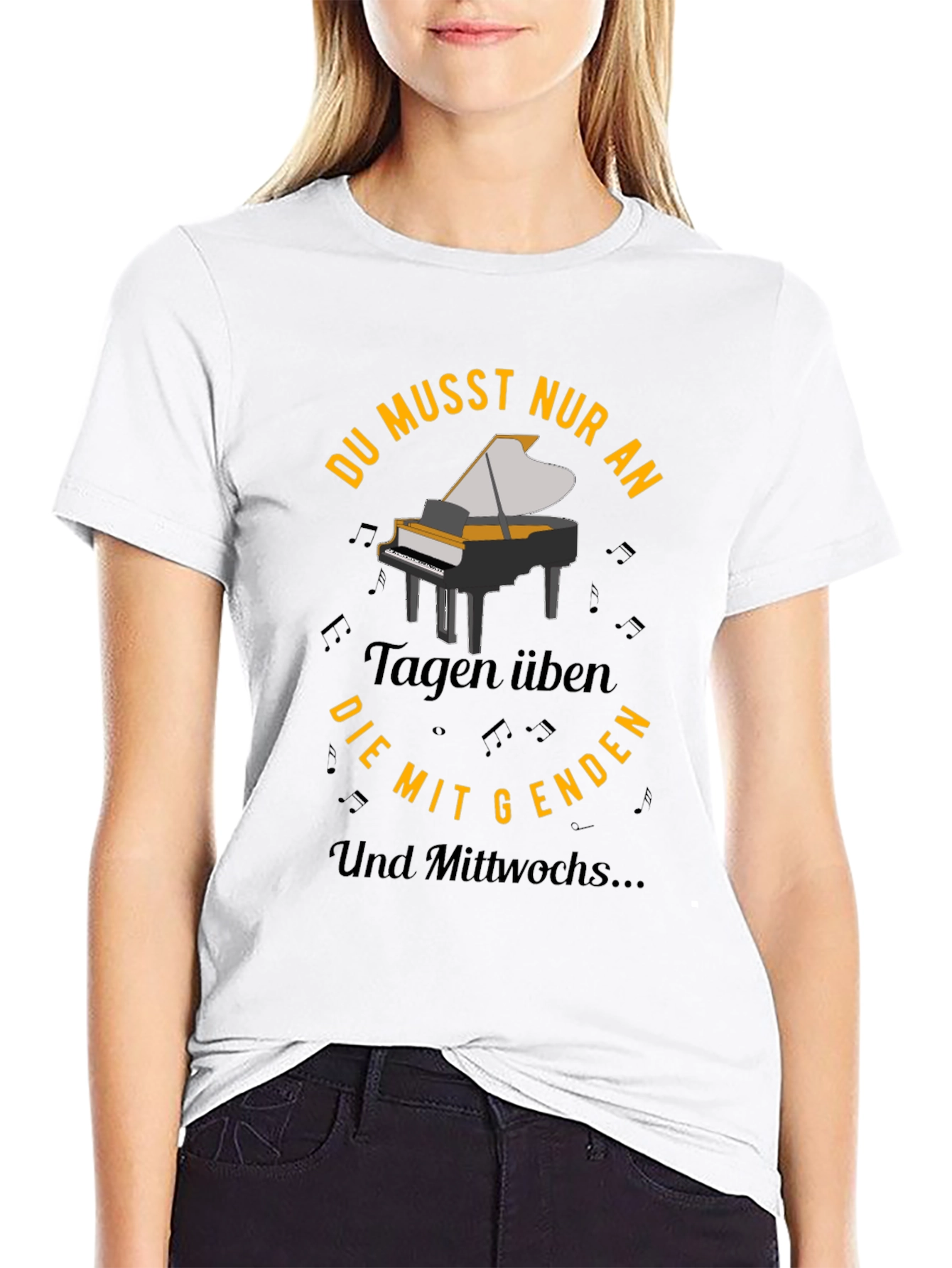 Piano Practice T-Shirt - Music Lover Tee