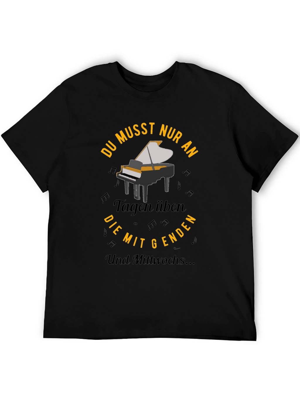 Piano Practice T-Shirt - Music Lover Tee