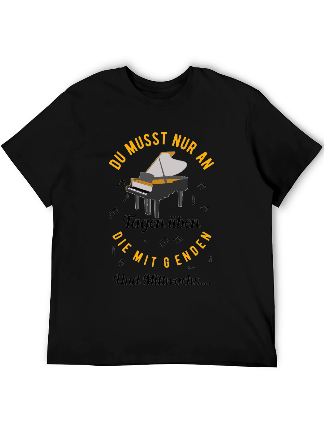 Piano Practice T-Shirt - Music Lover Tee
