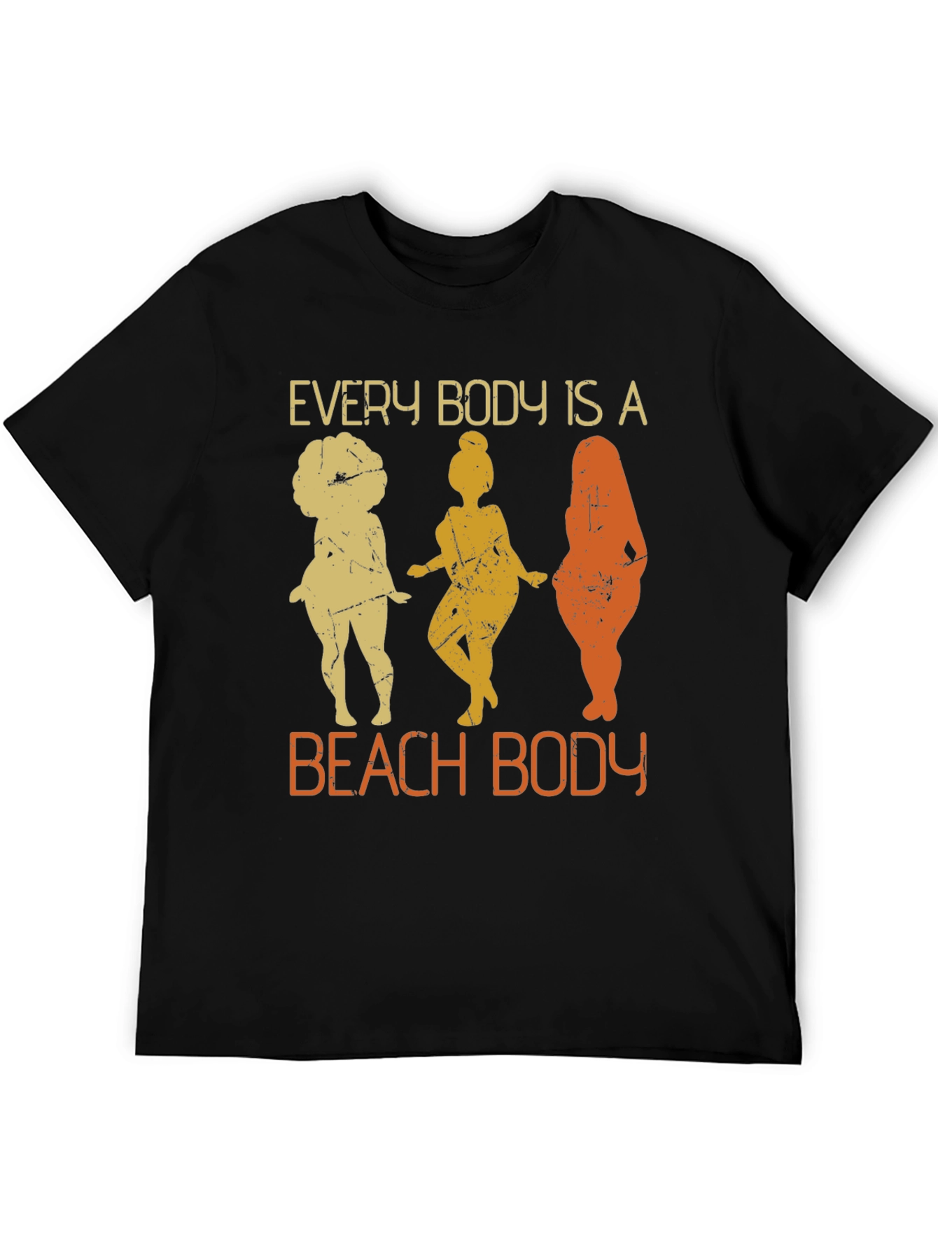 Body Positive Graphic Tee: Every Body is a Beach Body