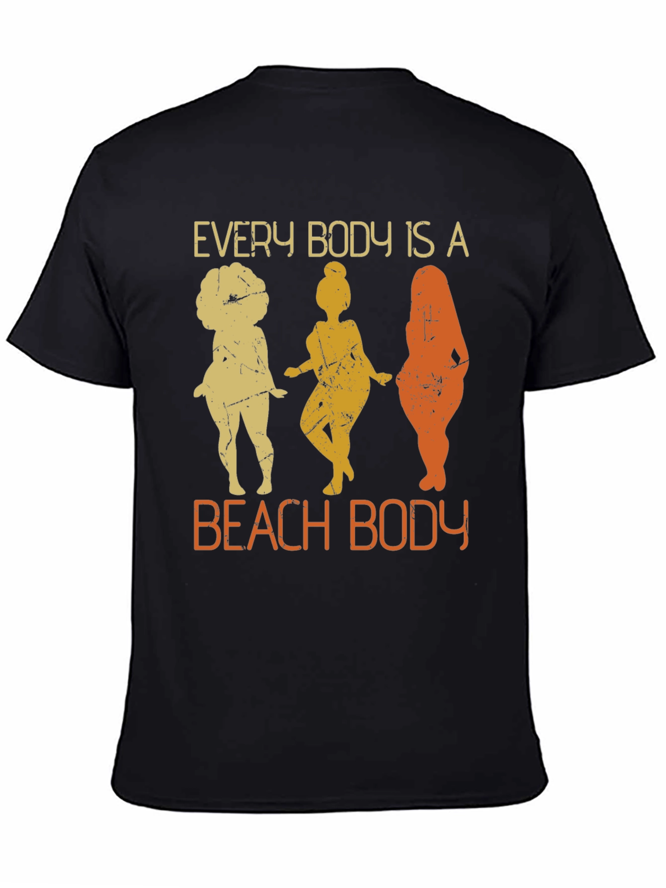 Body Positive Graphic Tee: Every Body is a Beach Body