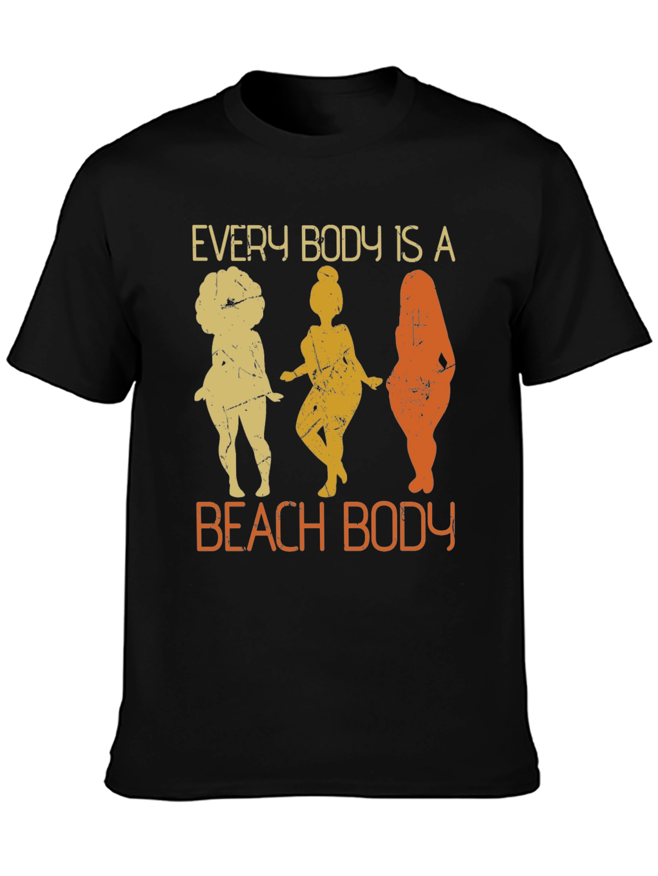 Body Positive Graphic Tee: Every Body is a Beach Body