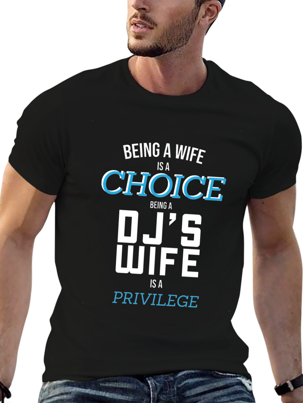 DJs Wife Tee - Choice & Privilege Graphic T-Shirt