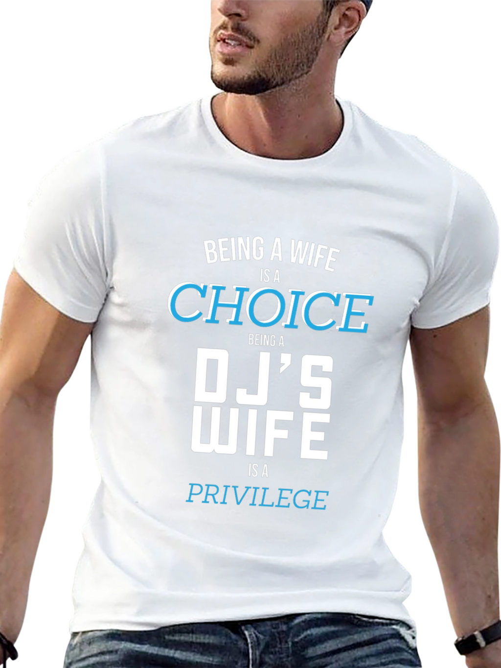 DJs Wife Tee - Choice & Privilege Graphic T-Shirt