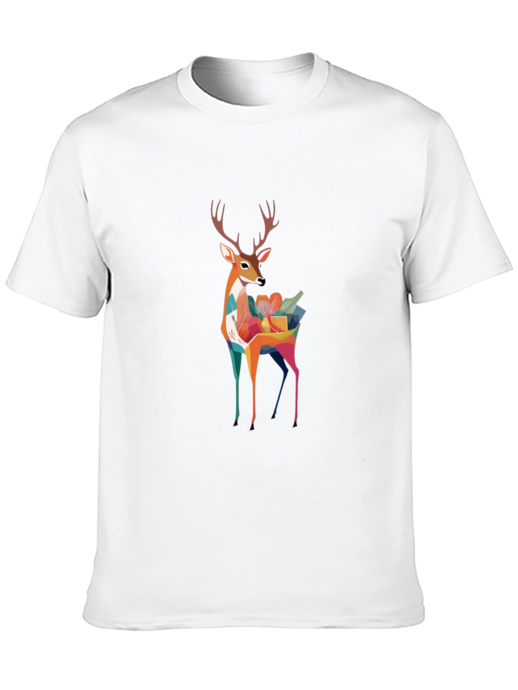 Deer With Gifts Graphic T-Shirt