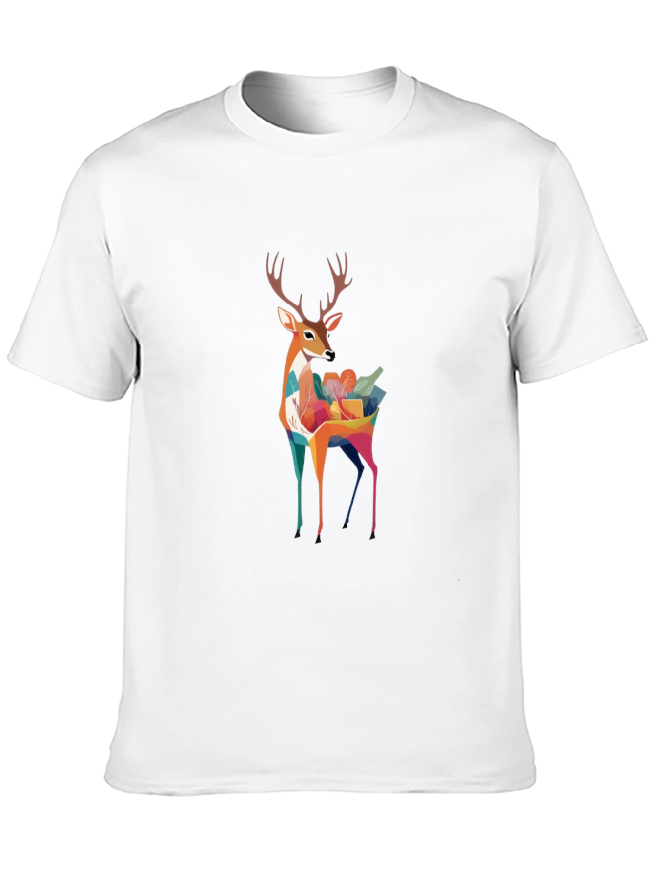 Deer With Gifts Graphic T-Shirt
