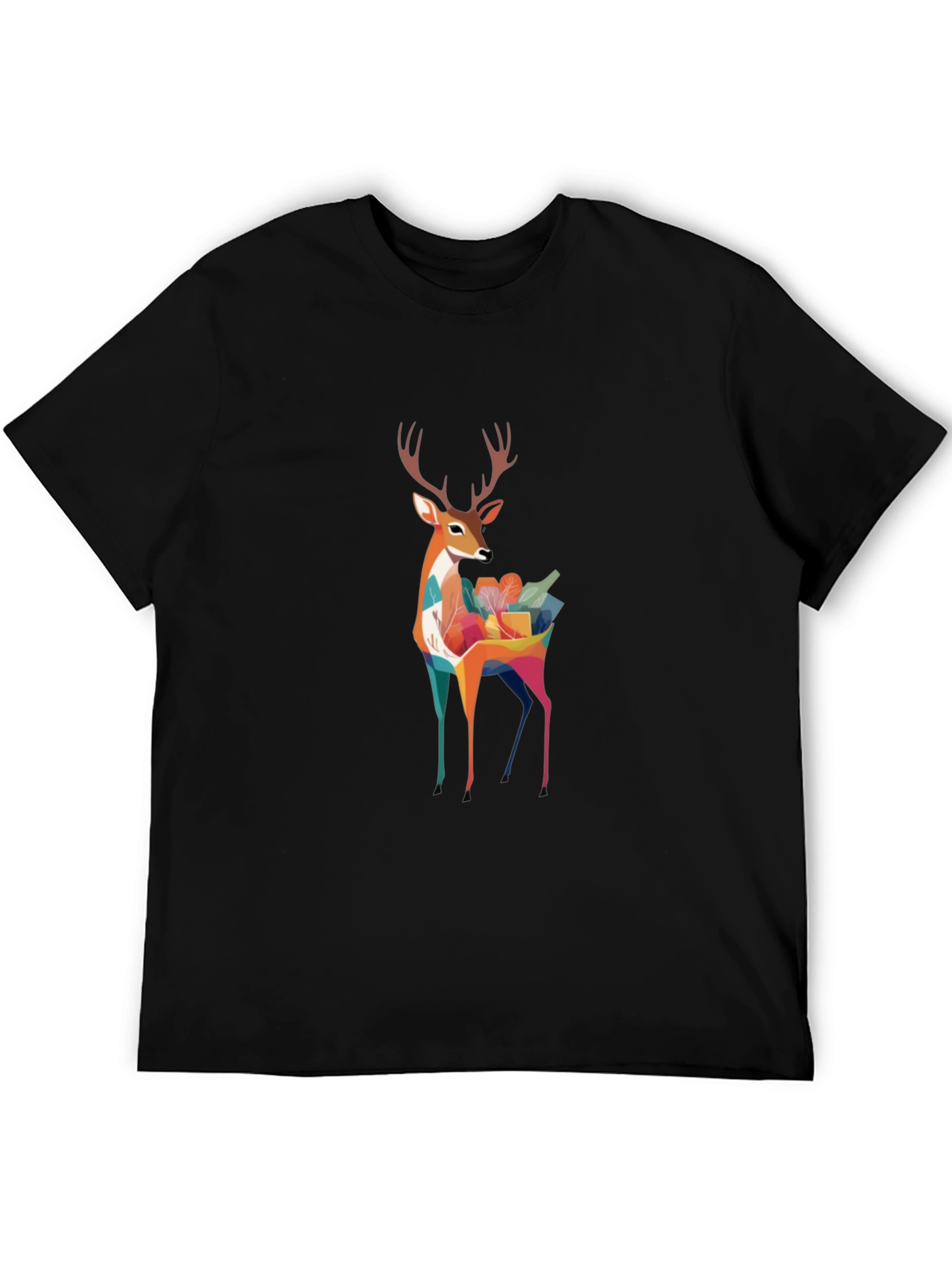 Deer With Gifts Graphic T-Shirt
