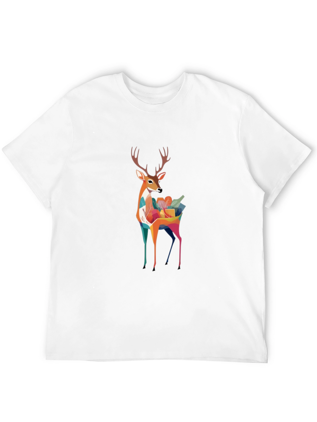 Deer With Gifts Graphic T-Shirt