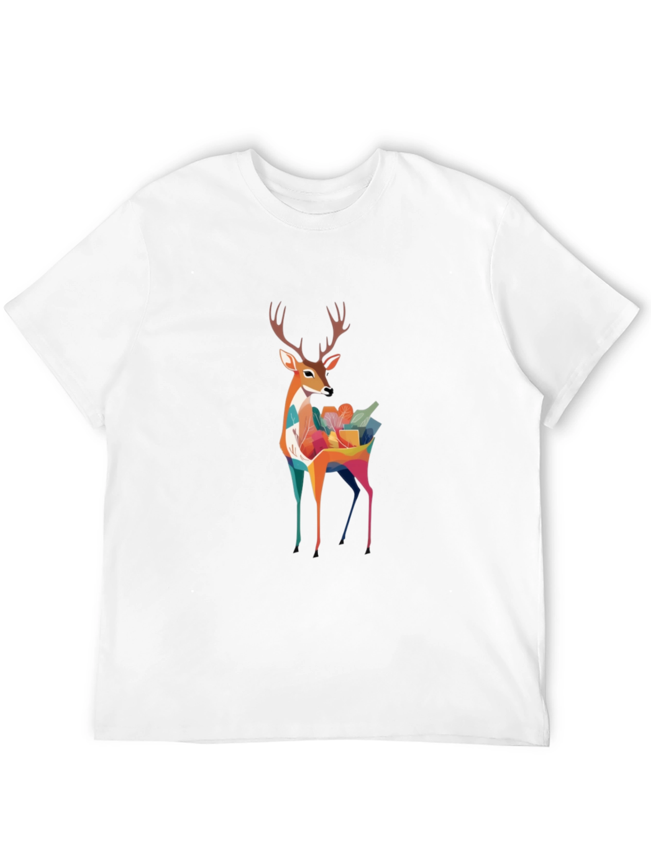 Deer With Gifts Graphic T-Shirt