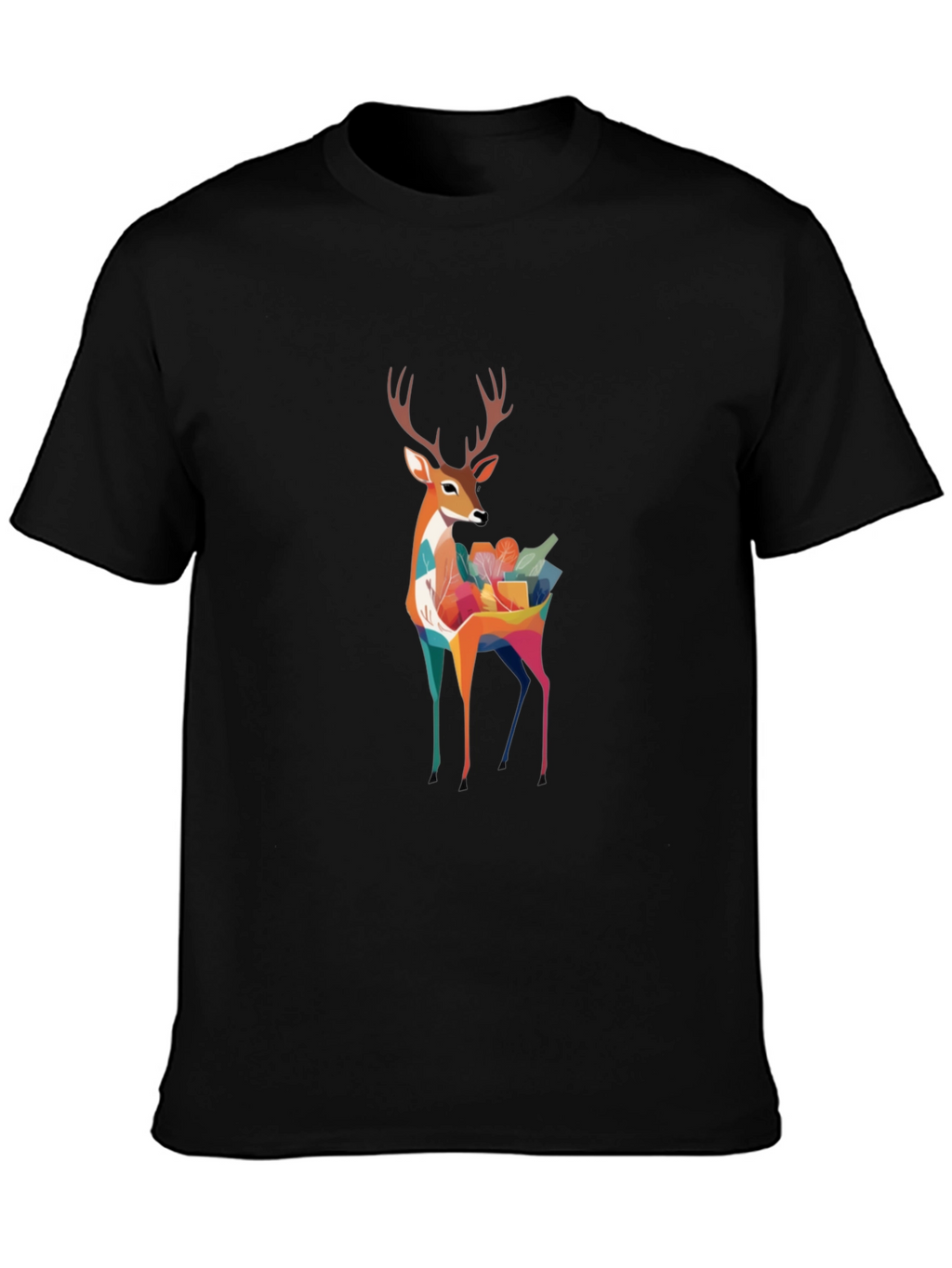 Deer With Gifts Graphic T-Shirt