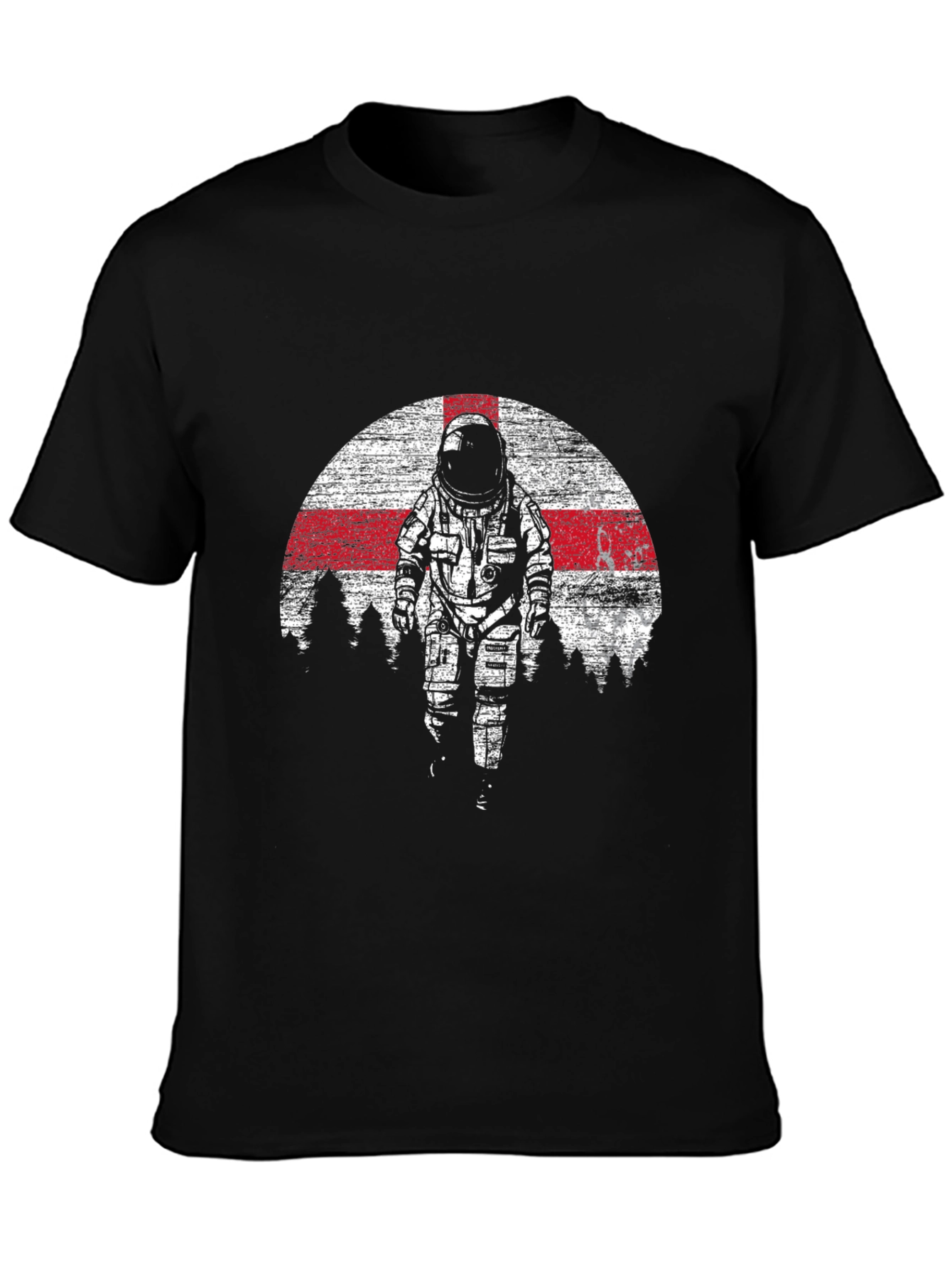 Astronaut England Flag Graphic Tee