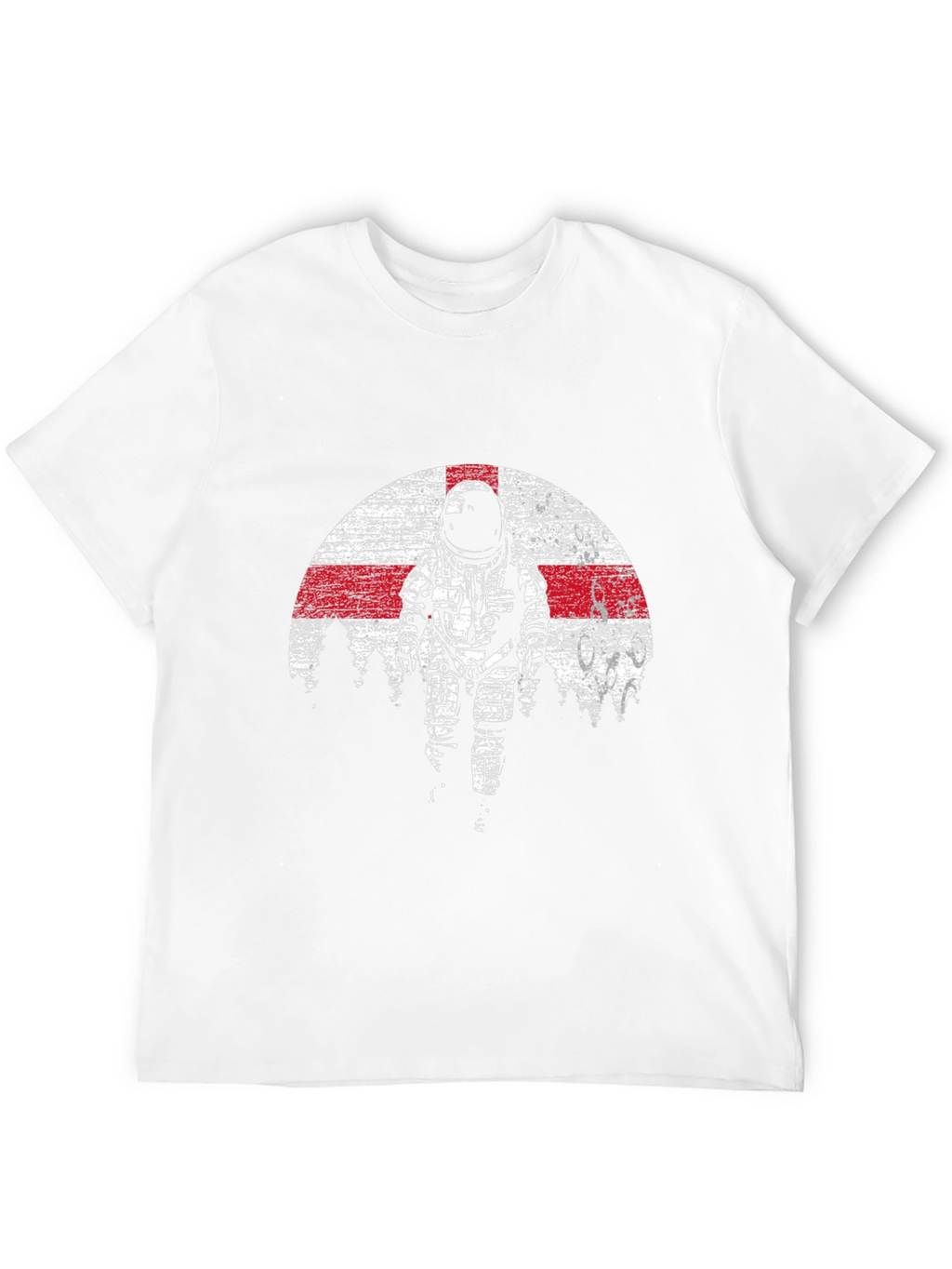 Astronaut England Flag Graphic Tee