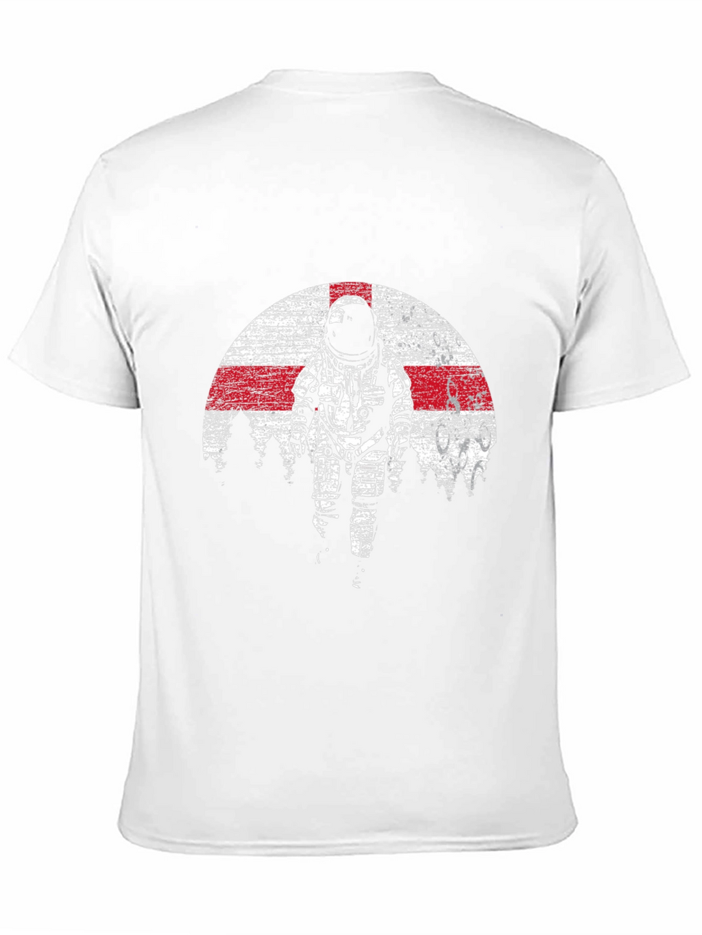 Astronaut England Flag Graphic Tee