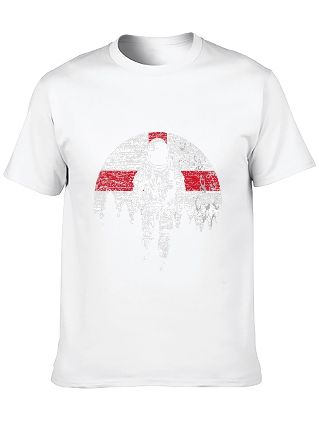 Astronaut England Flag Graphic Tee