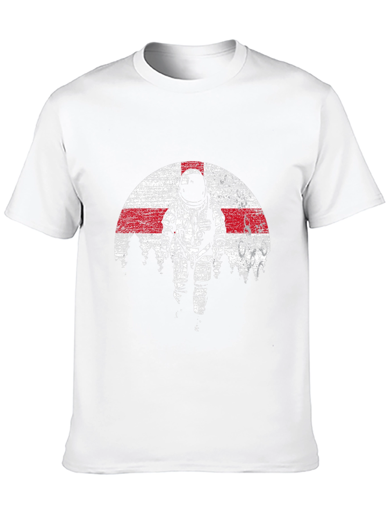 Astronaut England Flag Graphic Tee