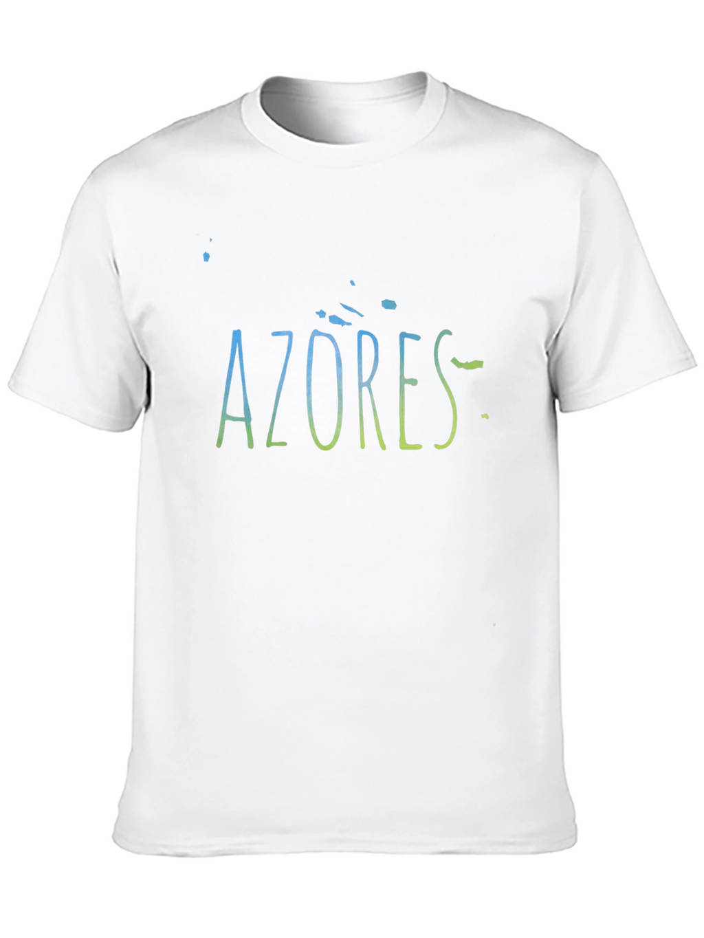 Azores Islands Graphic Print Black T-Shirt