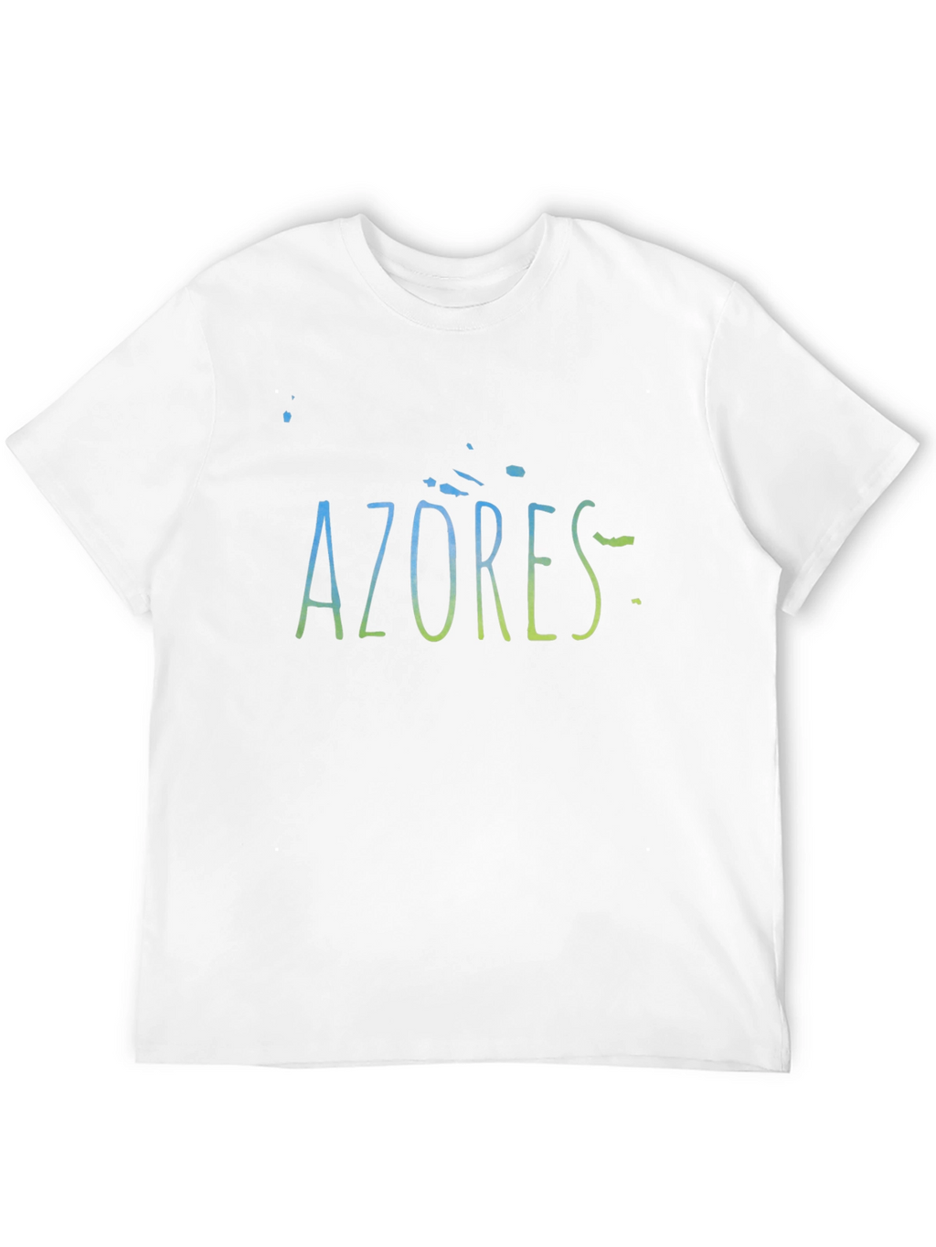 Azores Islands Graphic Print Black T-Shirt