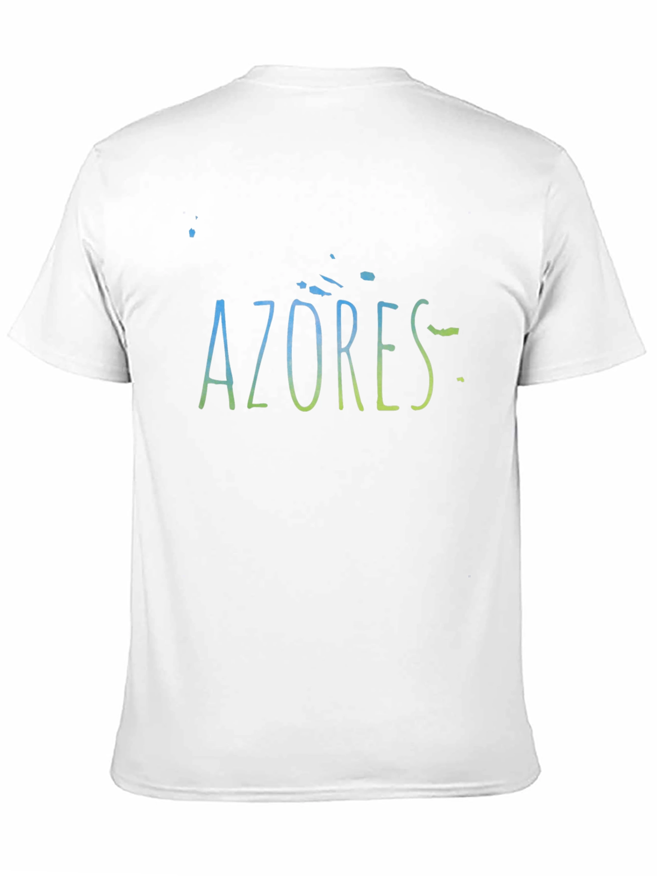 Azores Islands Graphic Print Black T-Shirt