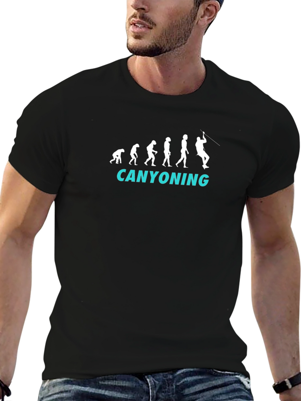 Canyoning Evolution Graphic Print Tee