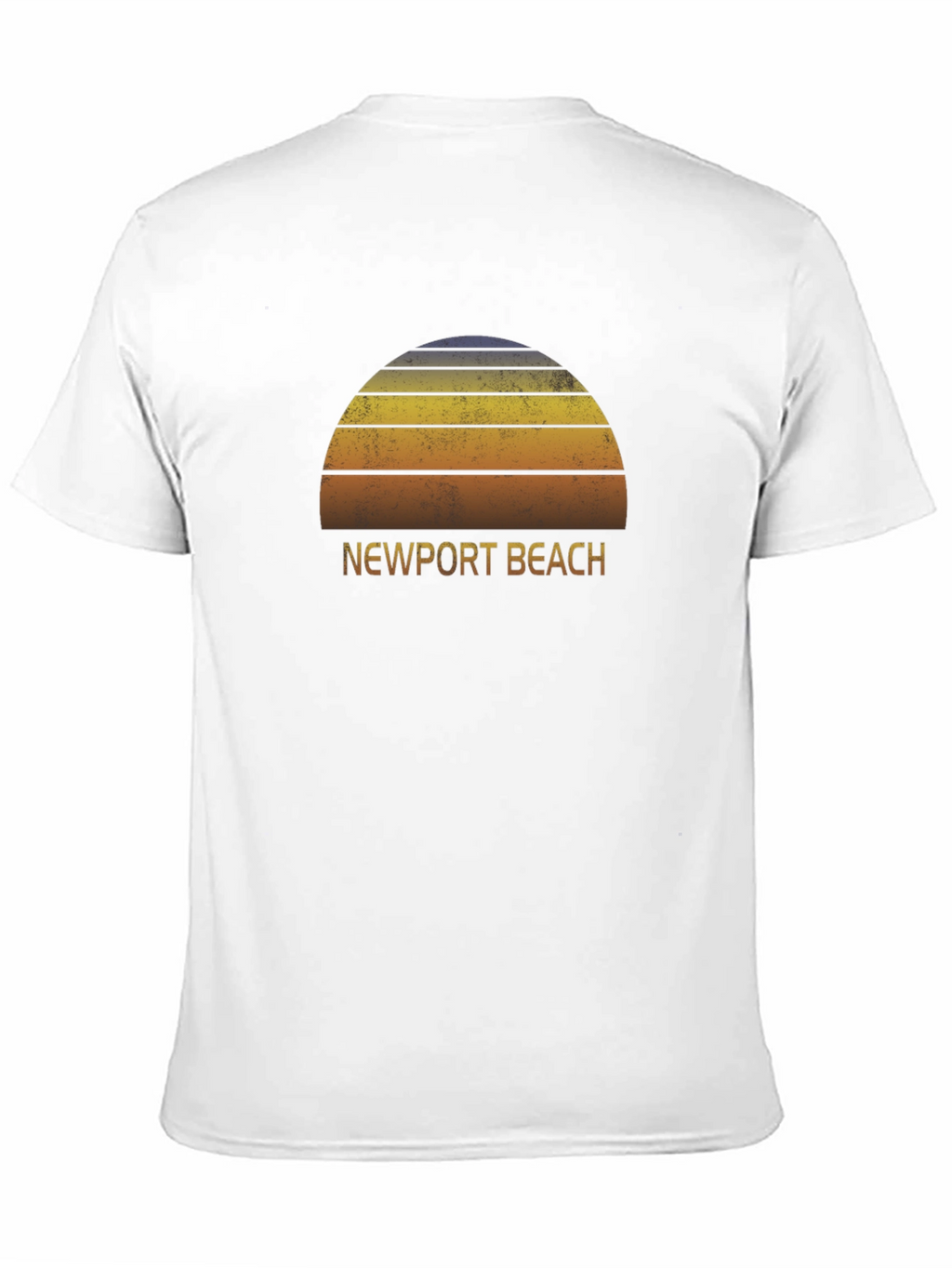 Newport Beach Retro Sunset T-Shirt