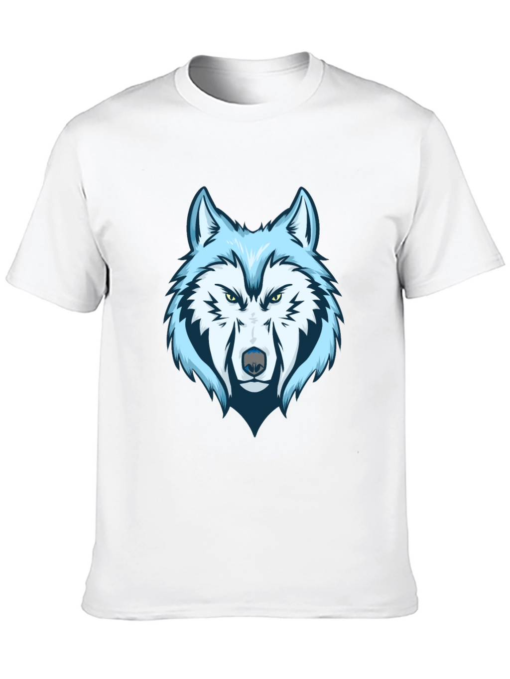 Cool Wolf Graphic Tee - Mens Black T-Shirt