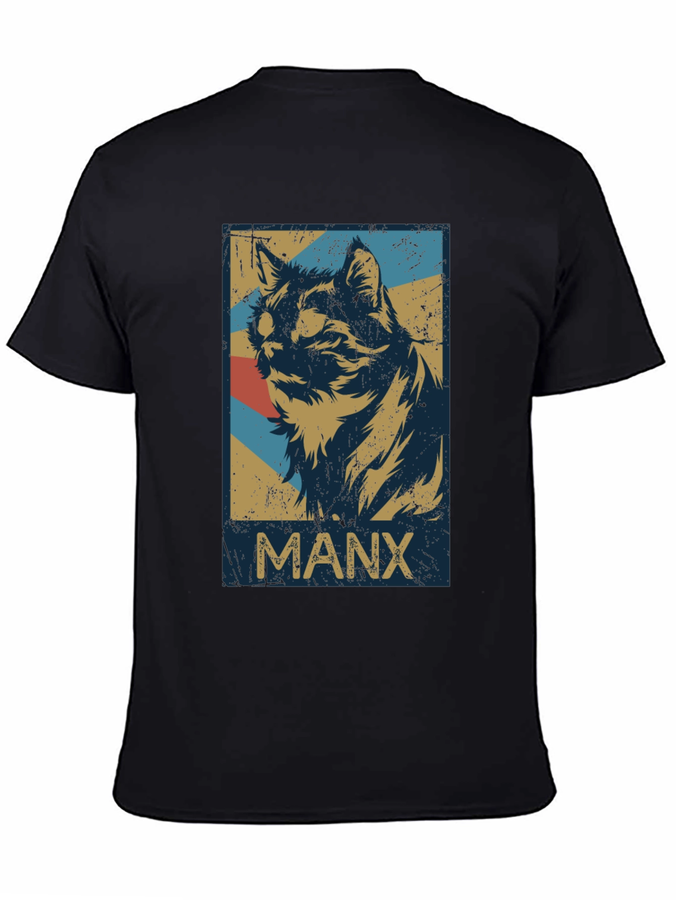 Manx Cat T-Shirt - Vintage Style Graphic Tee