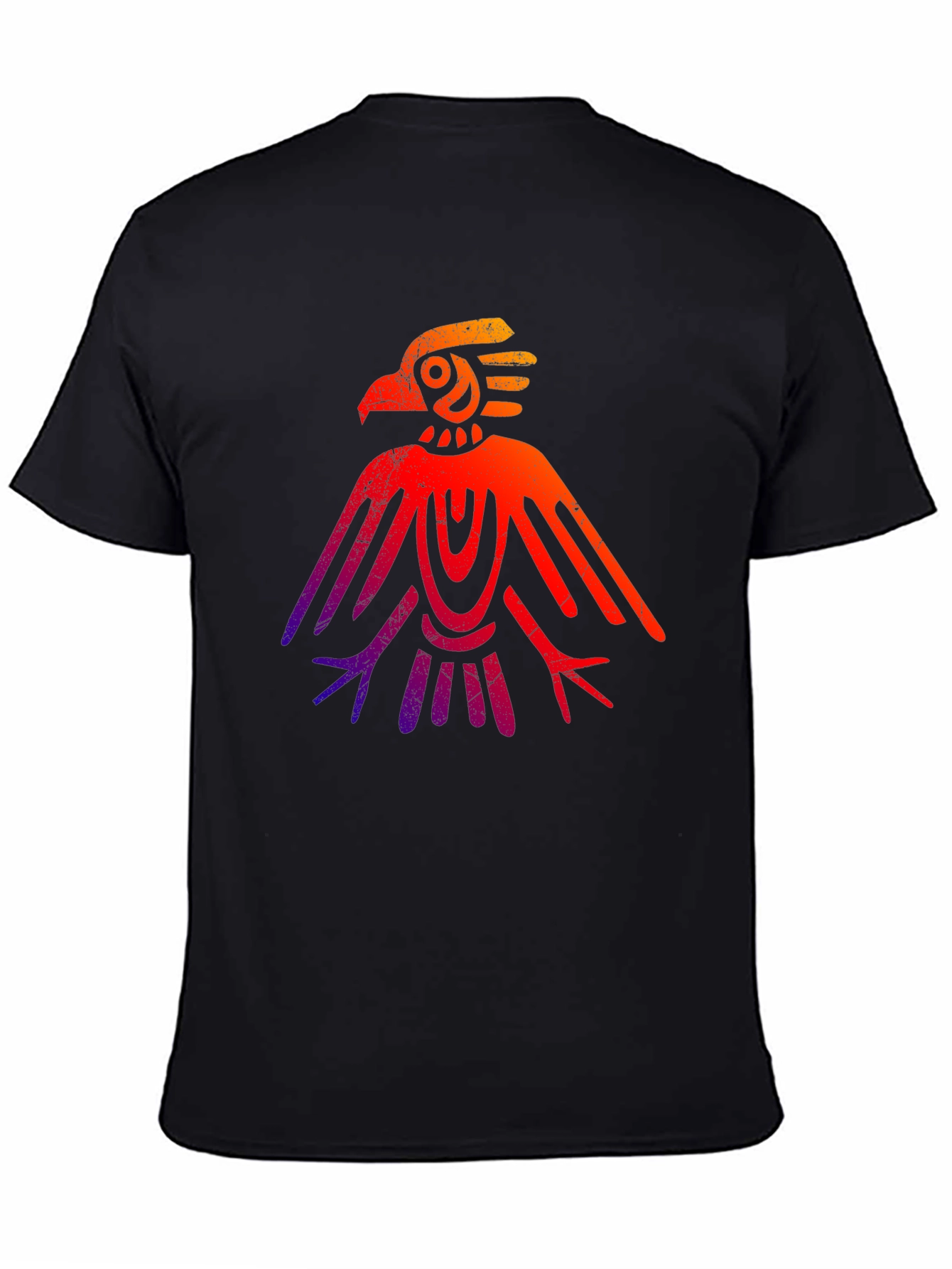 Aztec Eagle Graphic Tee - Gradient Design