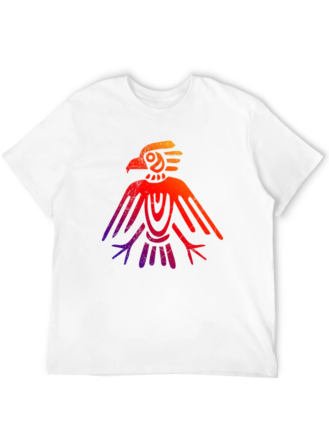 Aztec Eagle Graphic Tee - Gradient Design