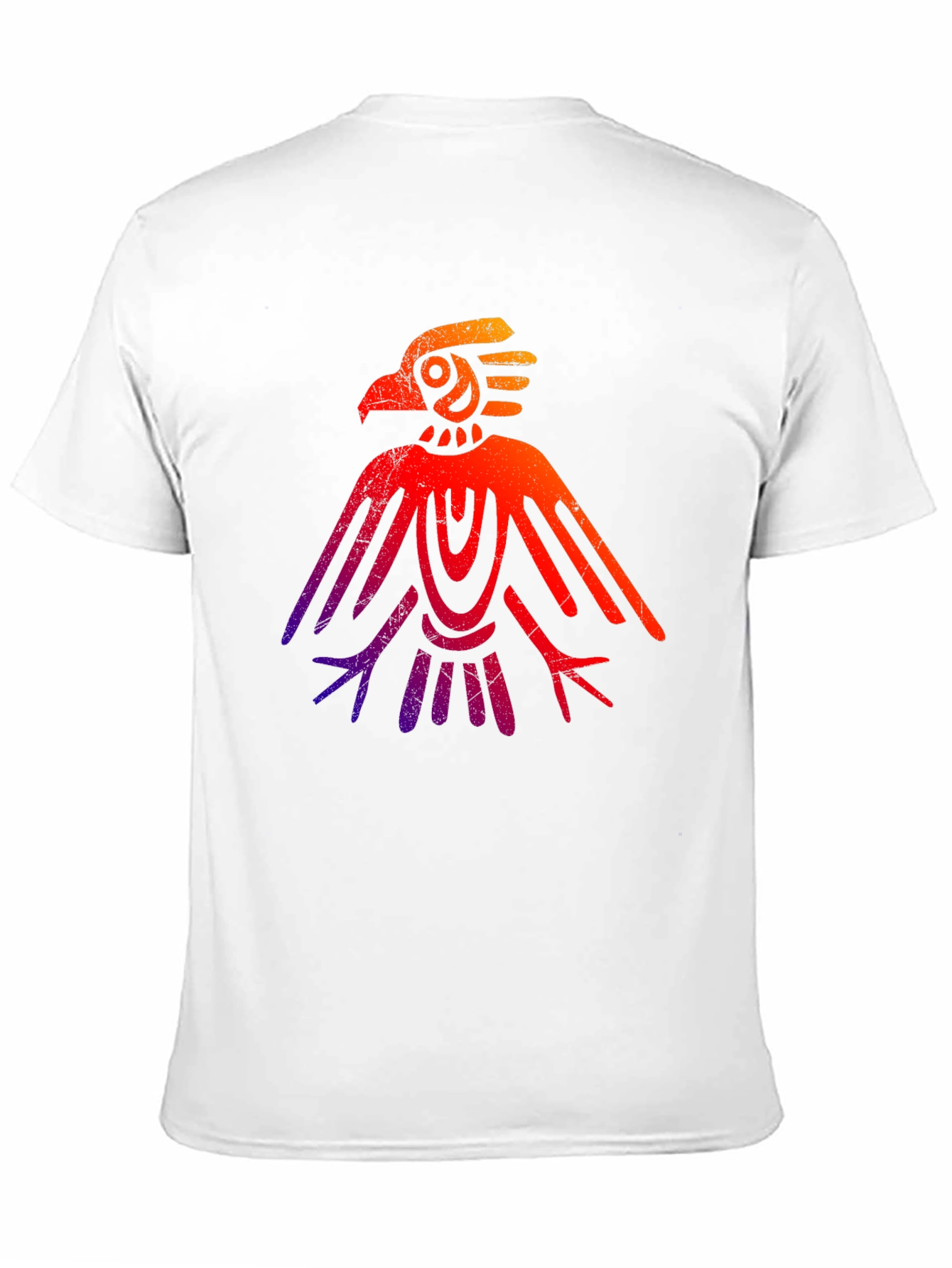 Aztec Eagle Graphic Tee - Gradient Design