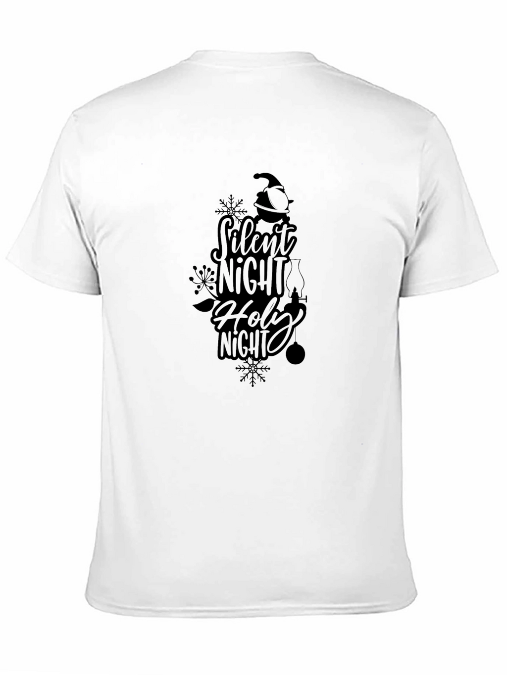 Silent Night Holy Night Black Tee