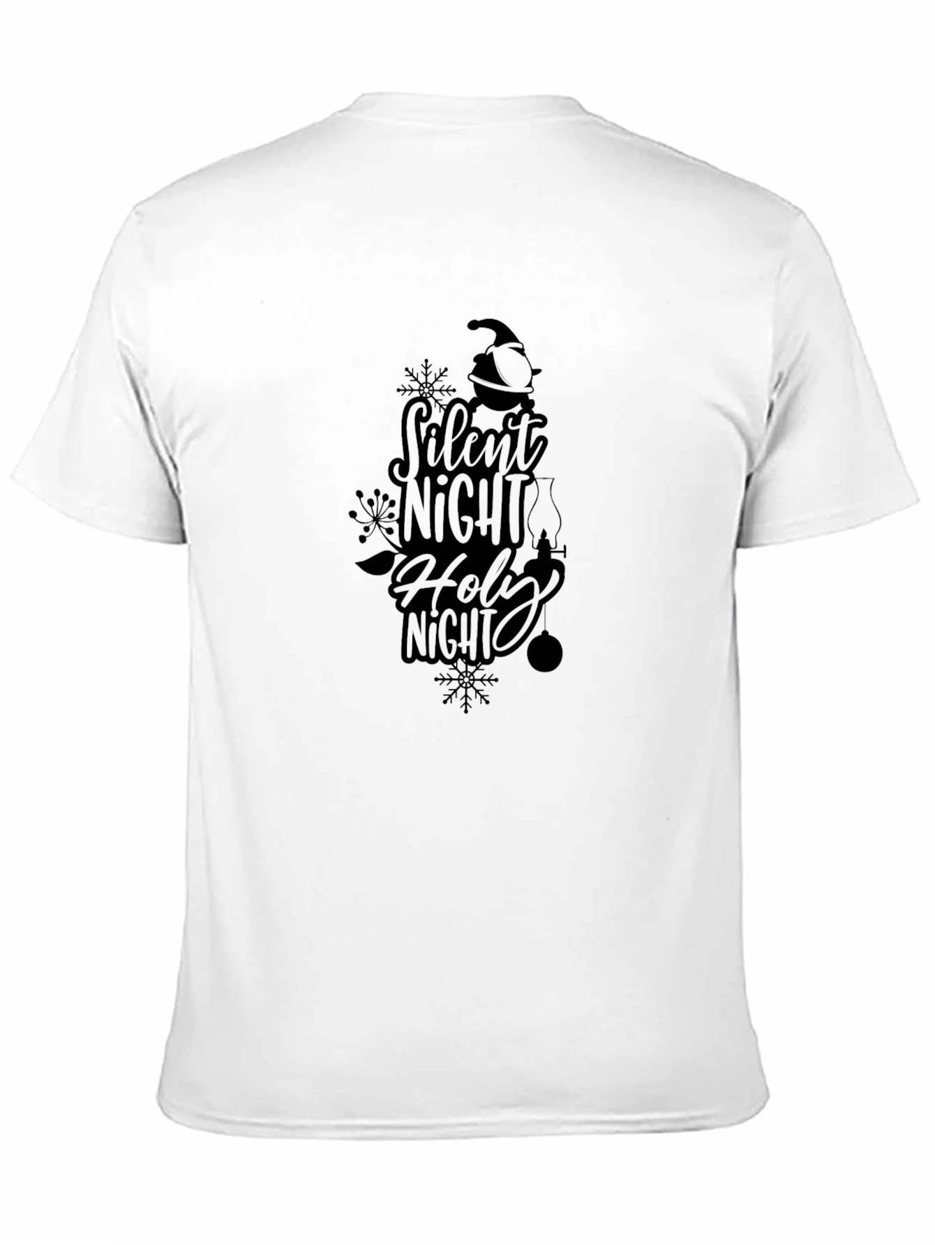 Silent Night Holy Night Black Tee