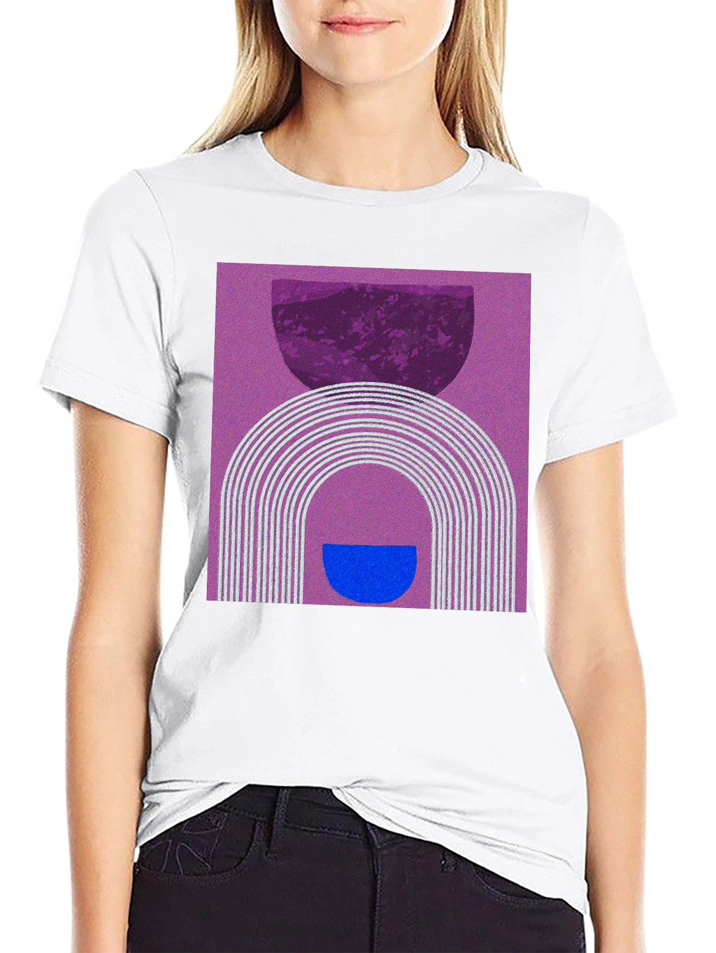 Abstract Graphic T-Shirt - Modern Artistic Design